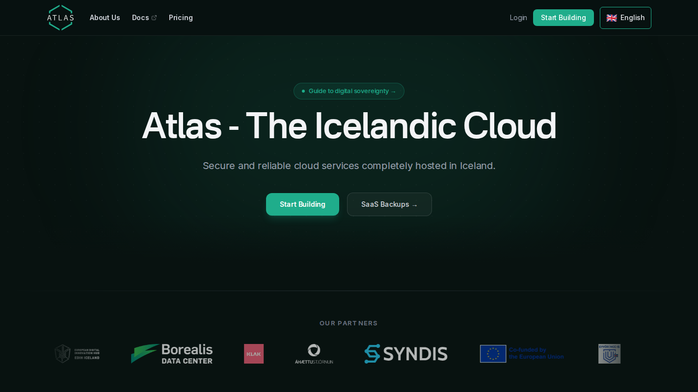 Atlas Cloud Homepage