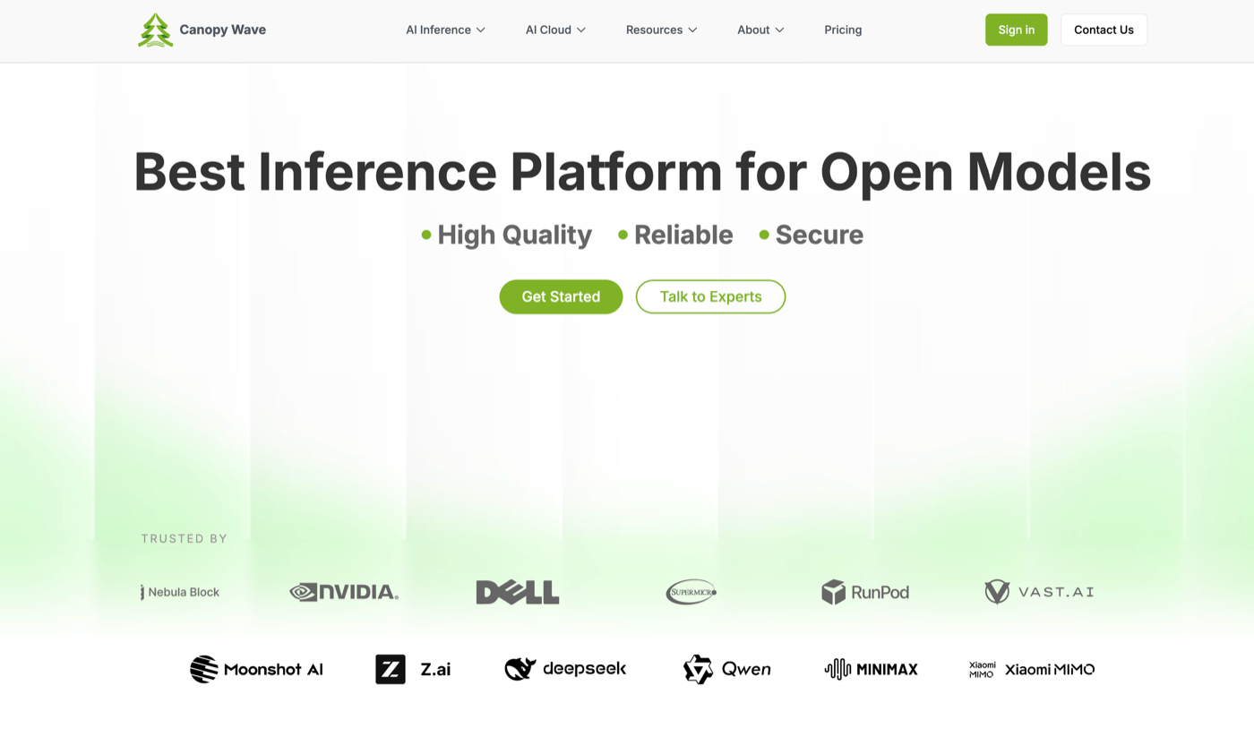 Canopy Wave Homepage
