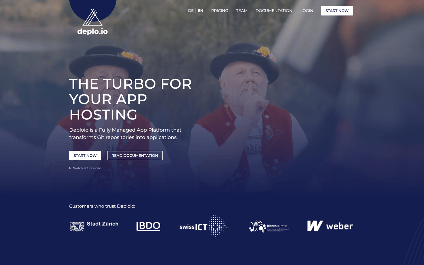 deplo.io Homepage