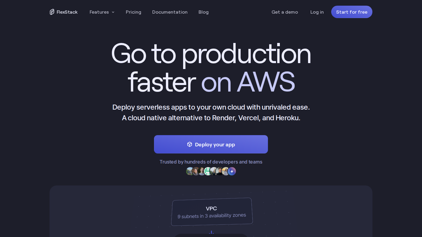 FlexStack homepage