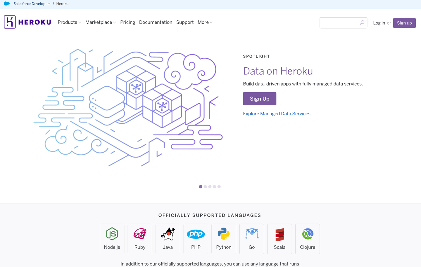 Heroku Homepage