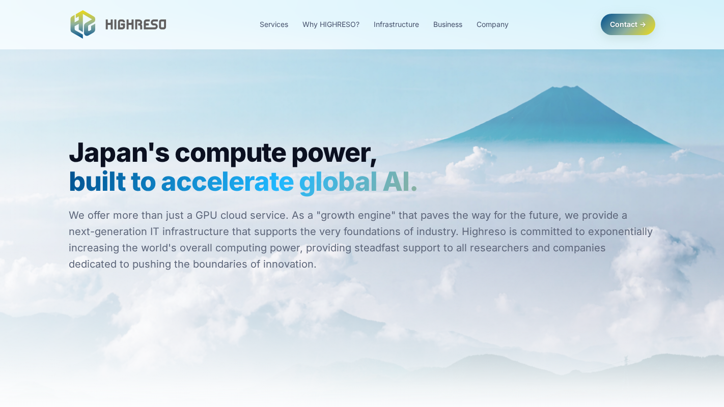 HIGHRESO Homepage