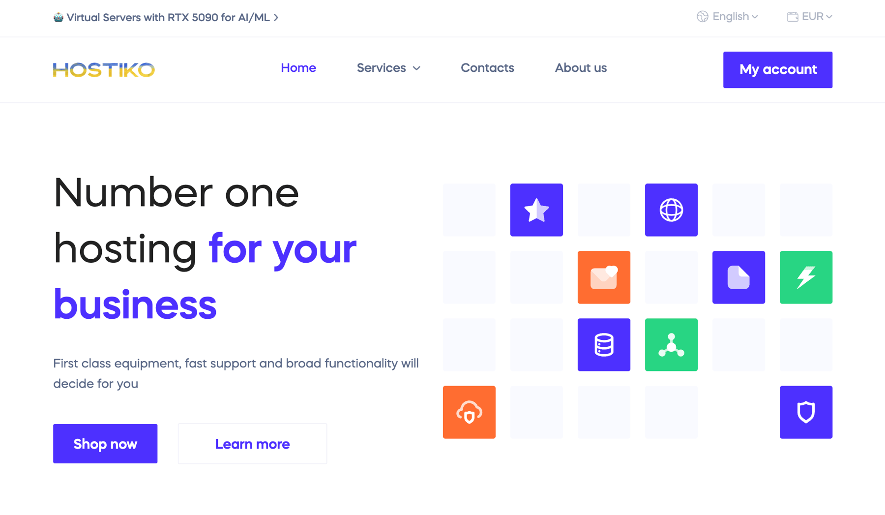 Hostiko Homepage