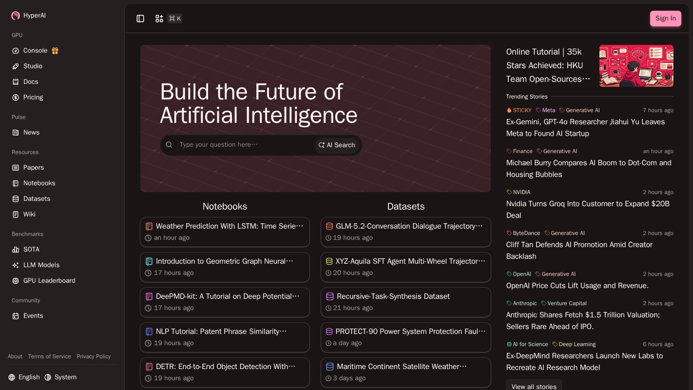 HyperAI Homepage