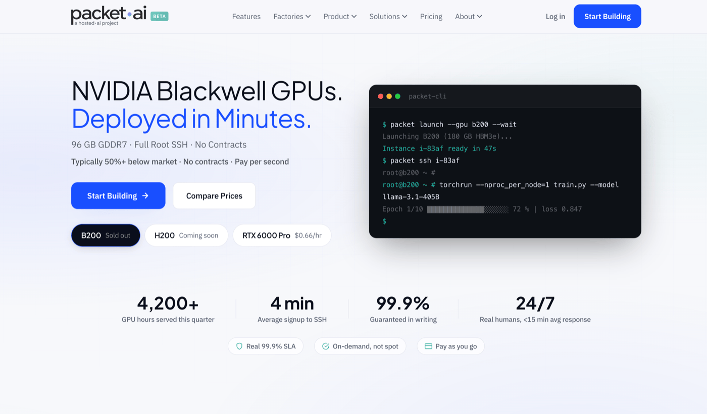 Packet·ai Homepage