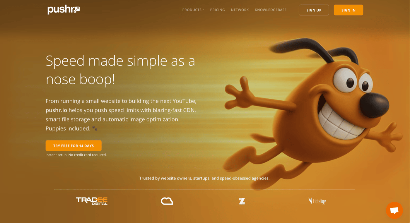pushr.io Homepage