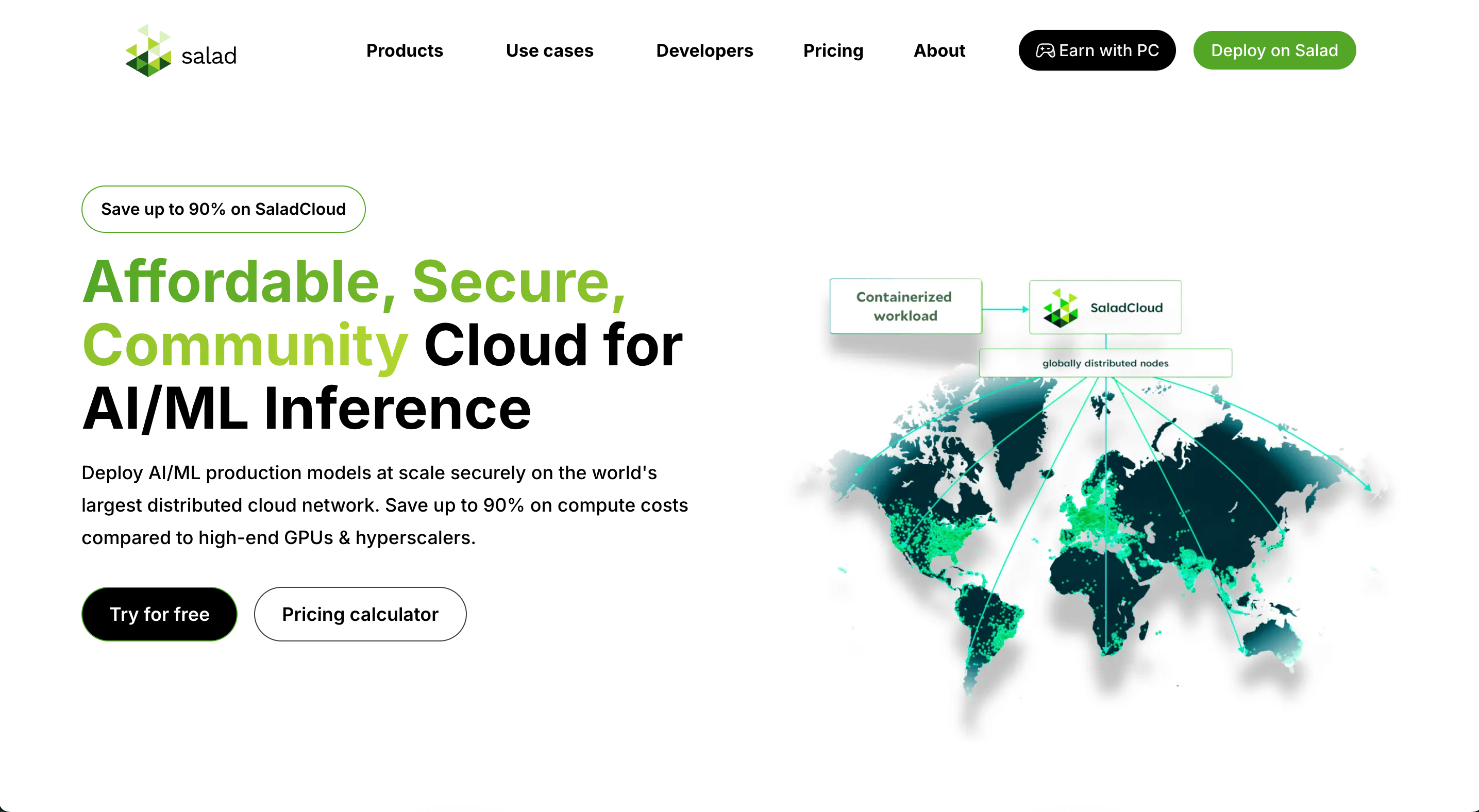 Salad Homepage