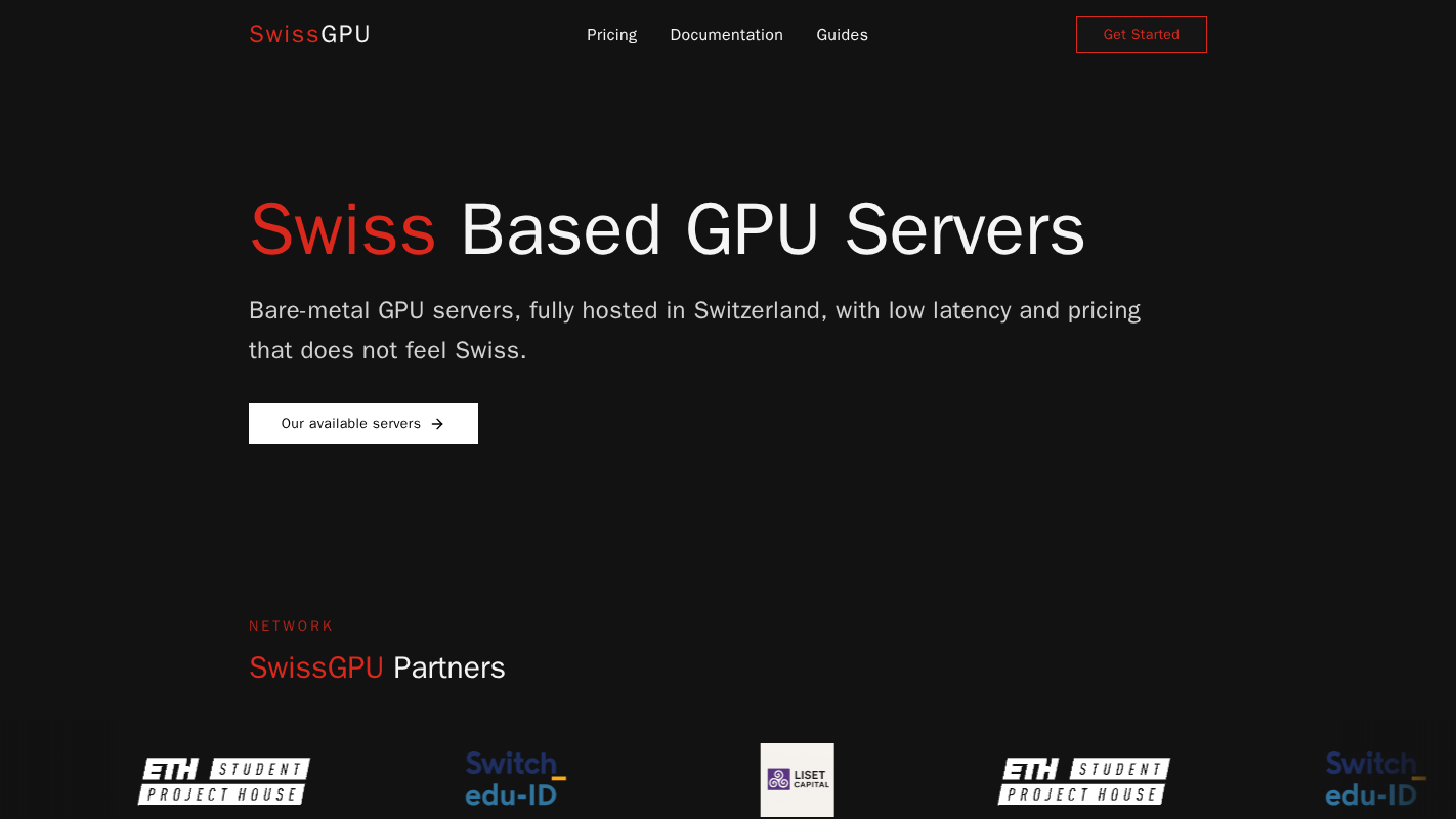 SwissGPU Homepage
