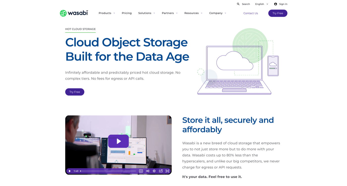 Wasabi Homepage